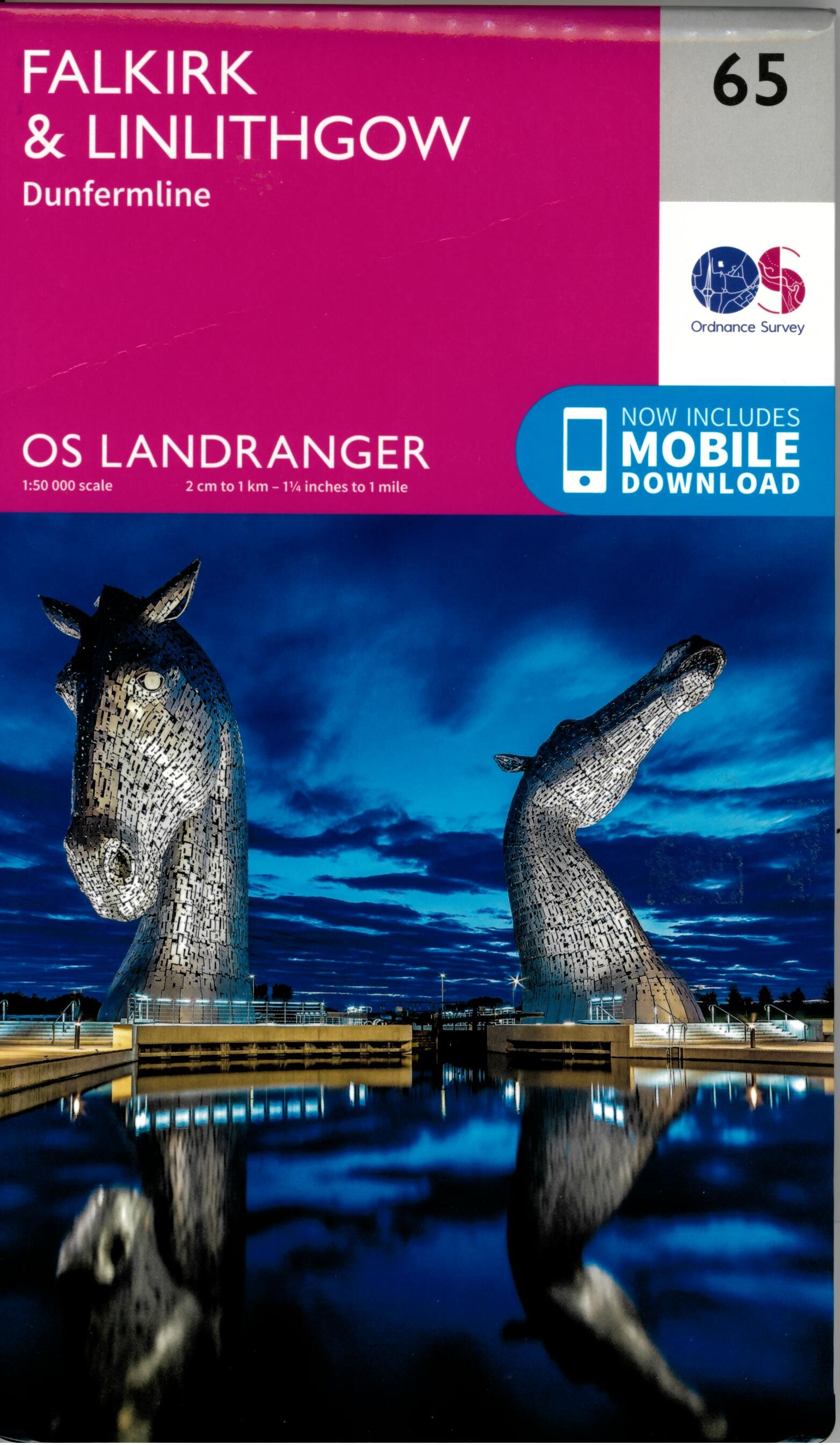 ORDNANCE SURVEY - 65 GB FALKIRK LINLITHGOW 1 50 000