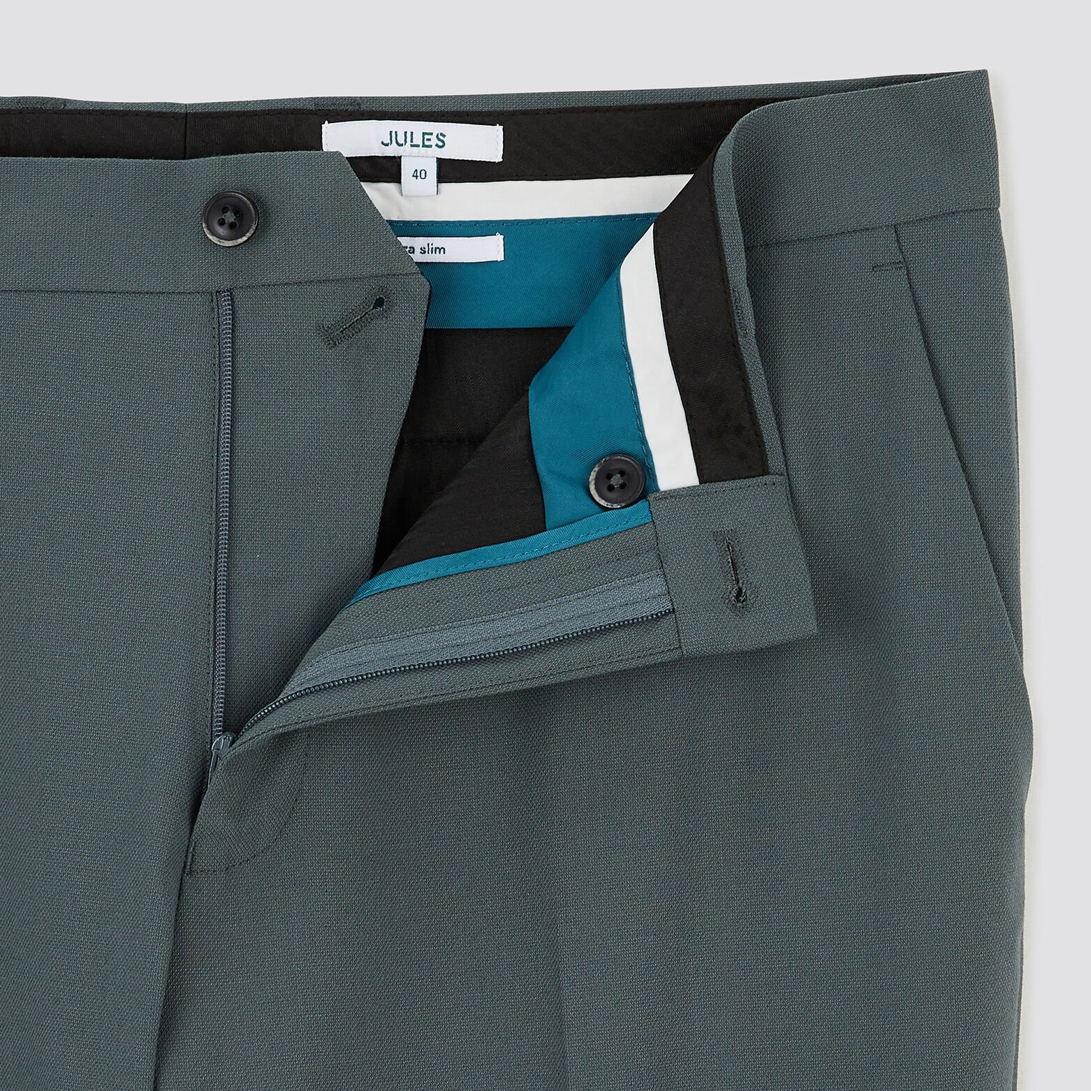 Pantalon de costume extra slim Vert