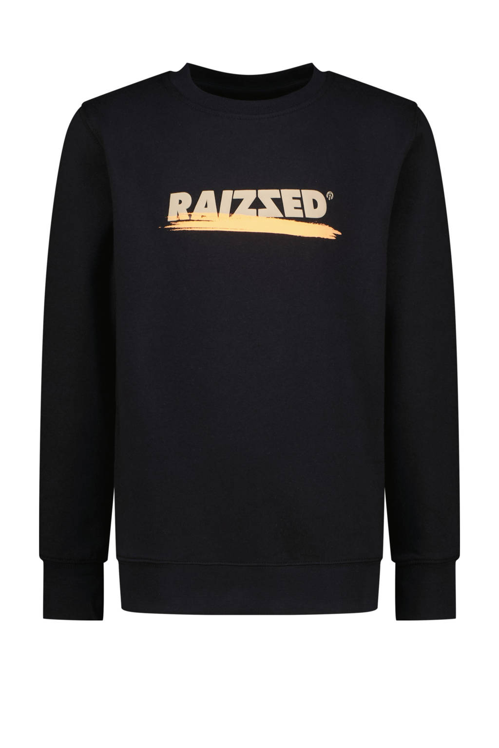 Raizzed sweater Novo met logo zwart