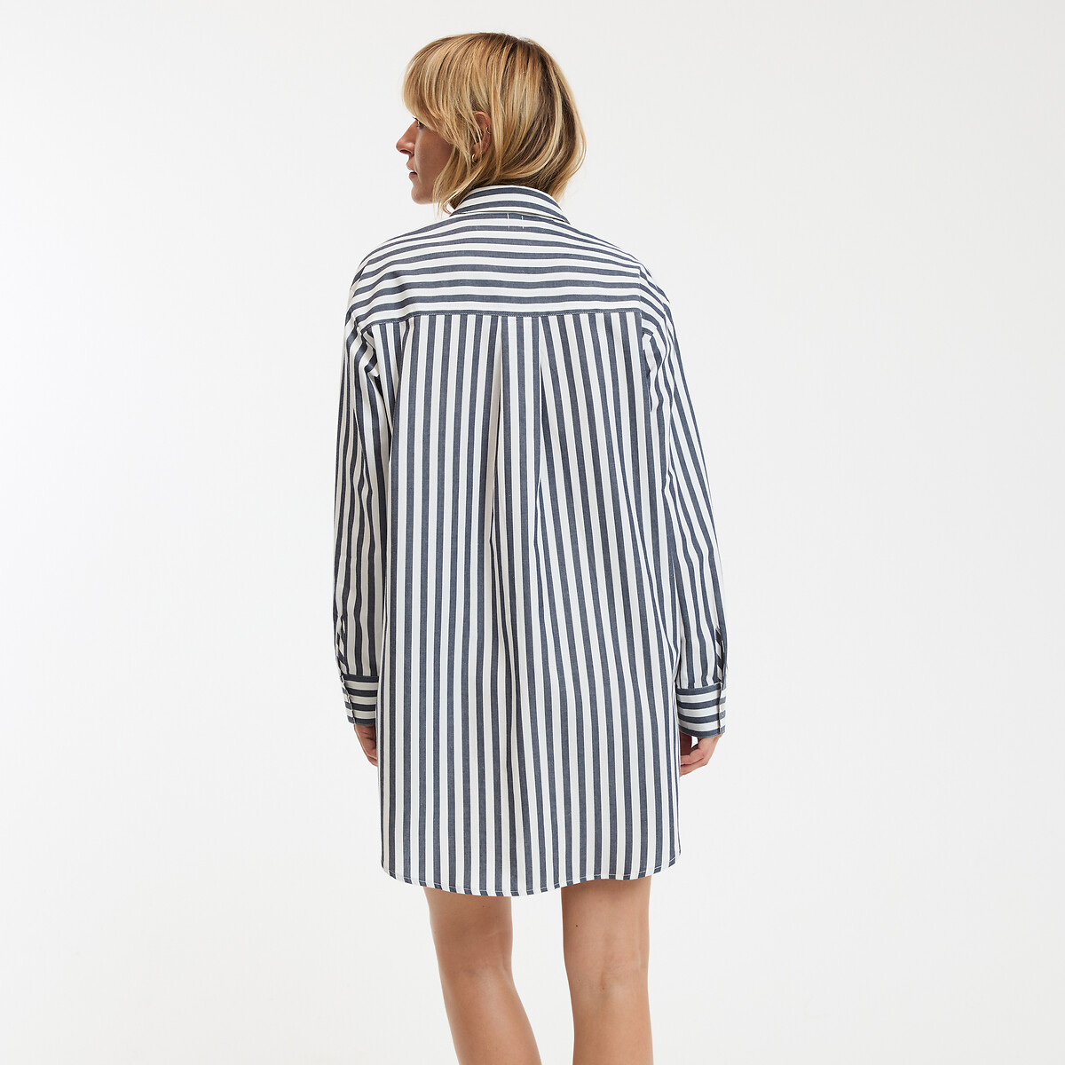COLEÇÕES LA REDOUTE<br>Camisola listrada de popeline, modelo Signature Carola