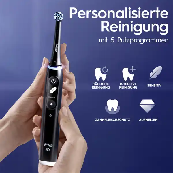 iO Series 6N Elektrische Zahnbürste Black Lava
