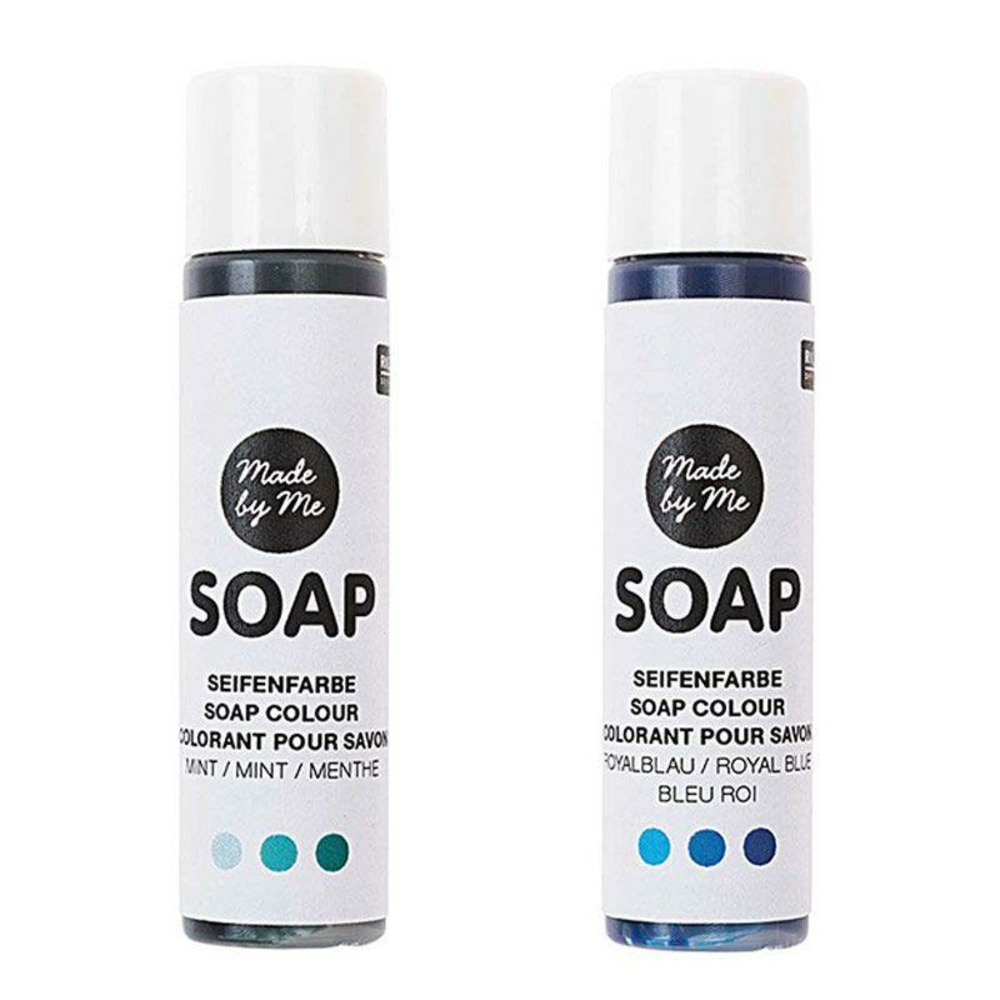 2 colorants pour savon 10 ml - bleu