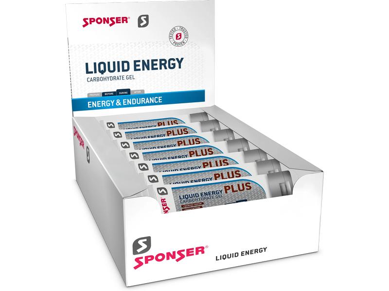Sponser Nahrungsgel Liquid Energy Plus Cola-Lemon 18 x 70g Nahrungsgel zur Förderung von Energie/Rennrad