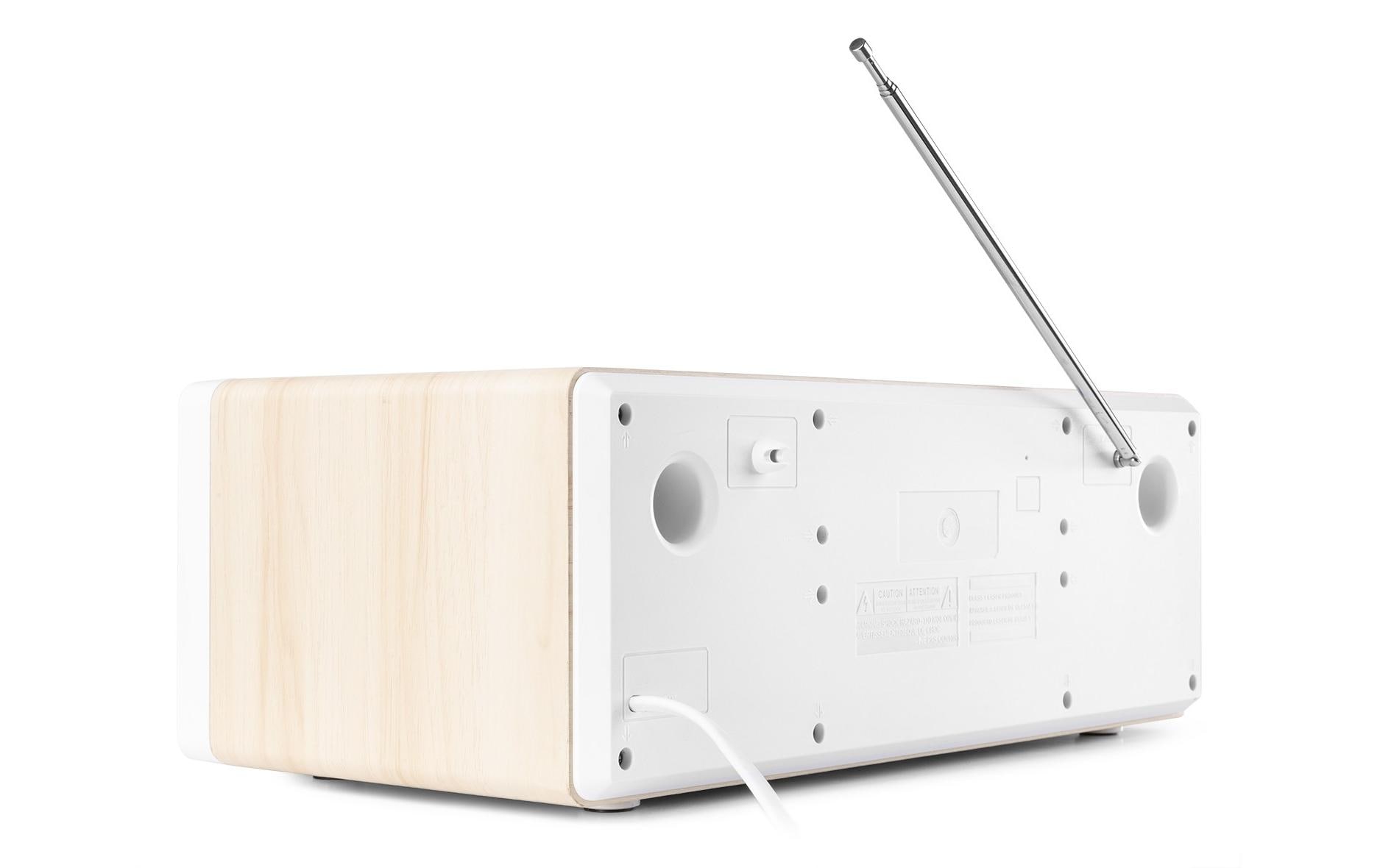 Radio/CD-Player Prato Weiss<br>DAB+ Radio mit CD-Player
