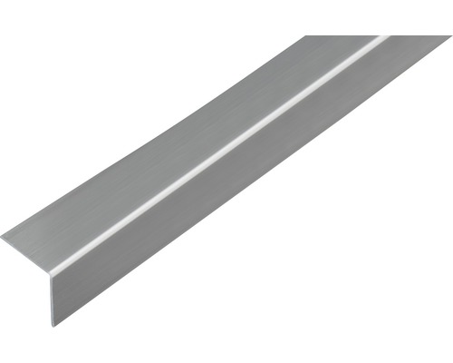 PVC hoekprofiel, RVS look, zelfklevend, 30x30x1,5 mm, 1 m