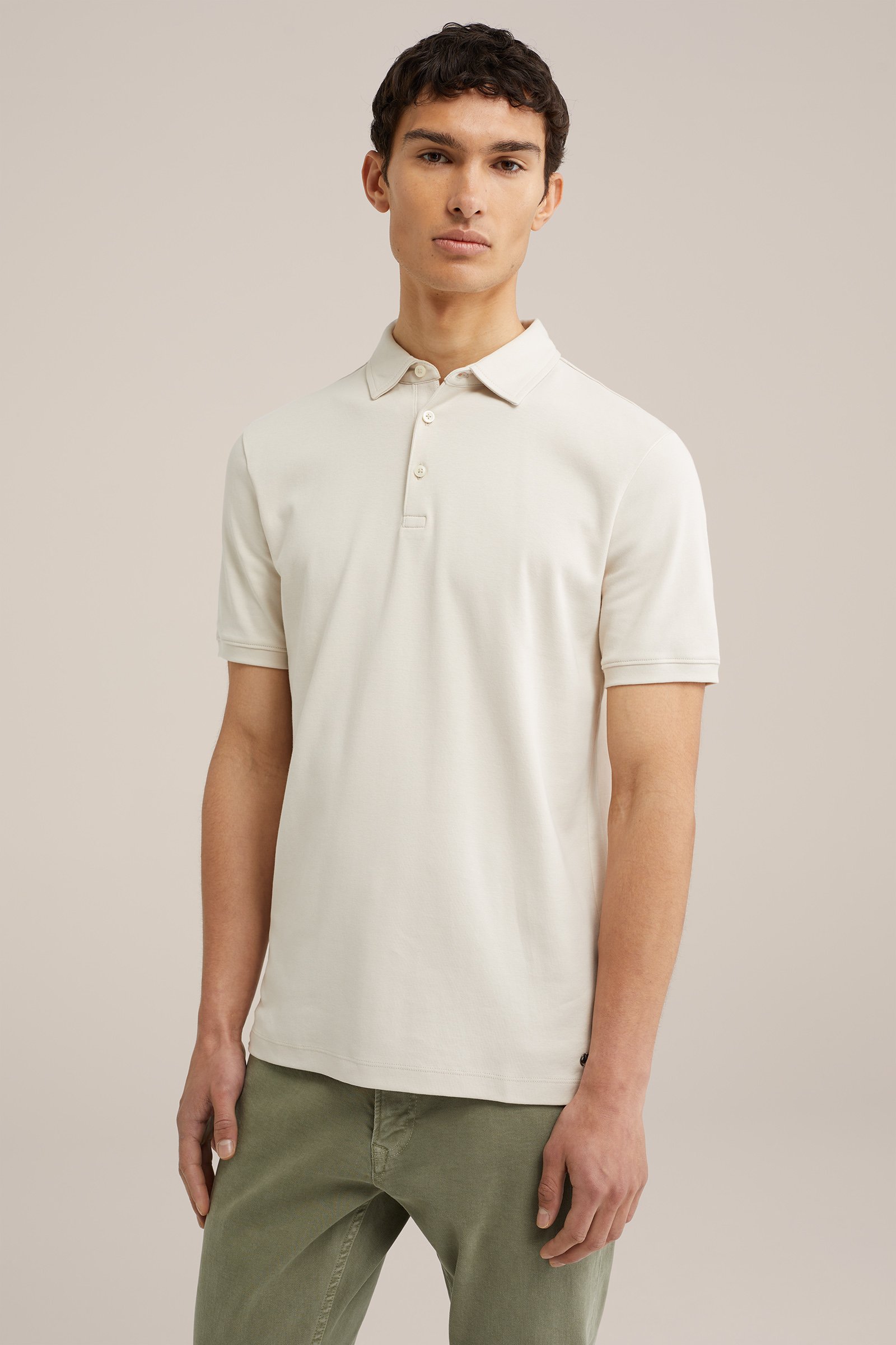 ultra soft polo WE Fashion Beige