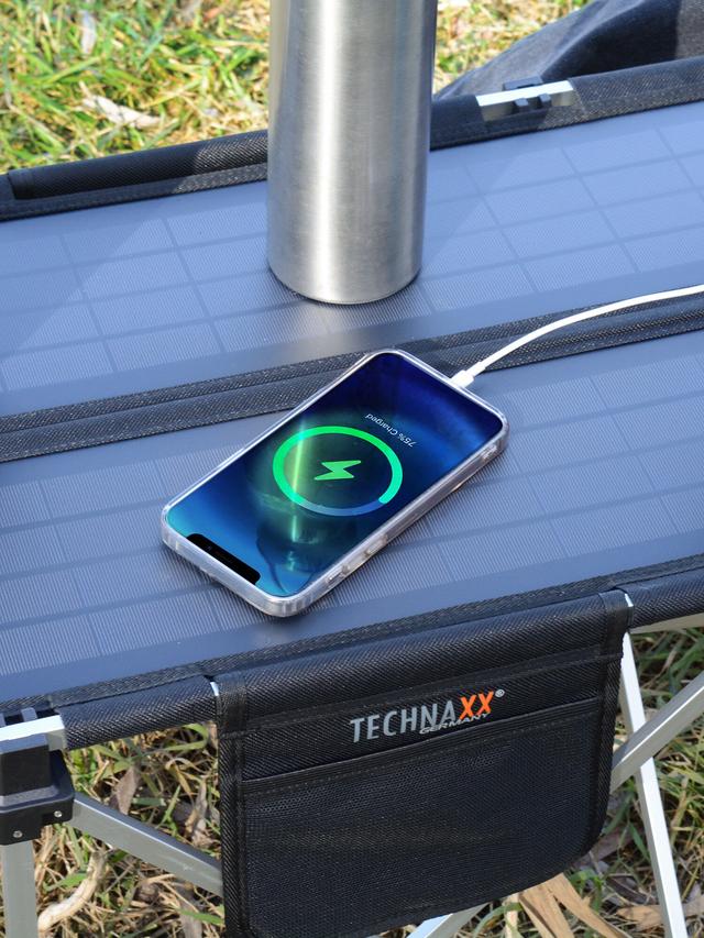 Faltbarer Solar-Campingtisch, 20 W