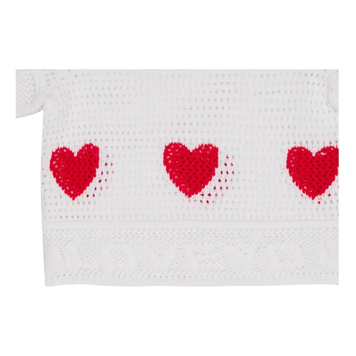 Stella McCartney Kids Pull Cœur | Blanc