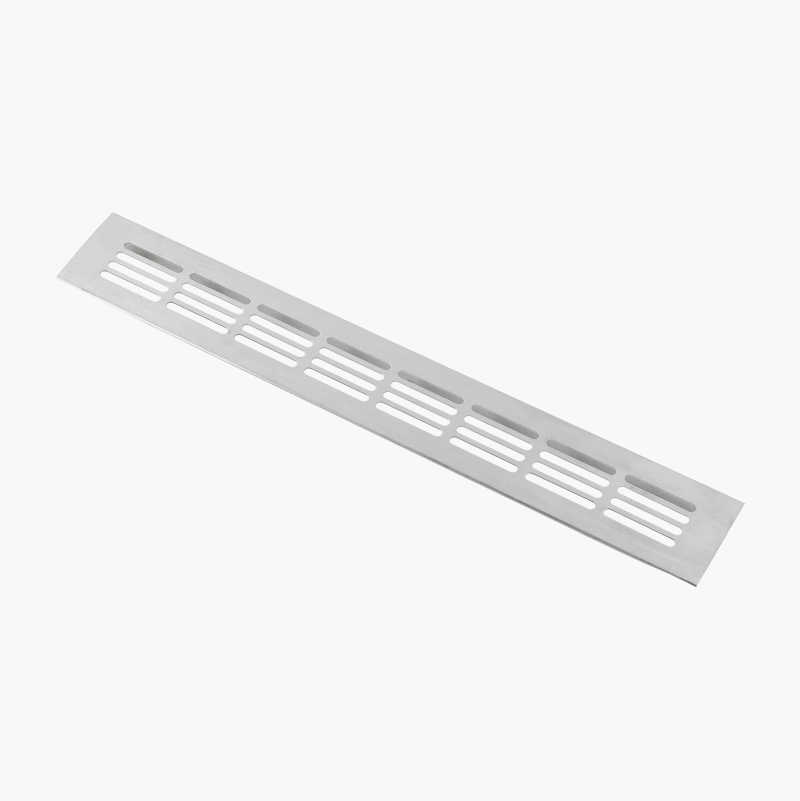Overstrømningsrist, alu, 400 x 60 mm