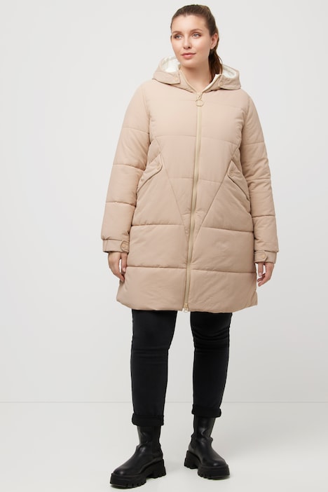 HYPRAR Funktions-Steppjacke, wasserabweisend, Kapuze