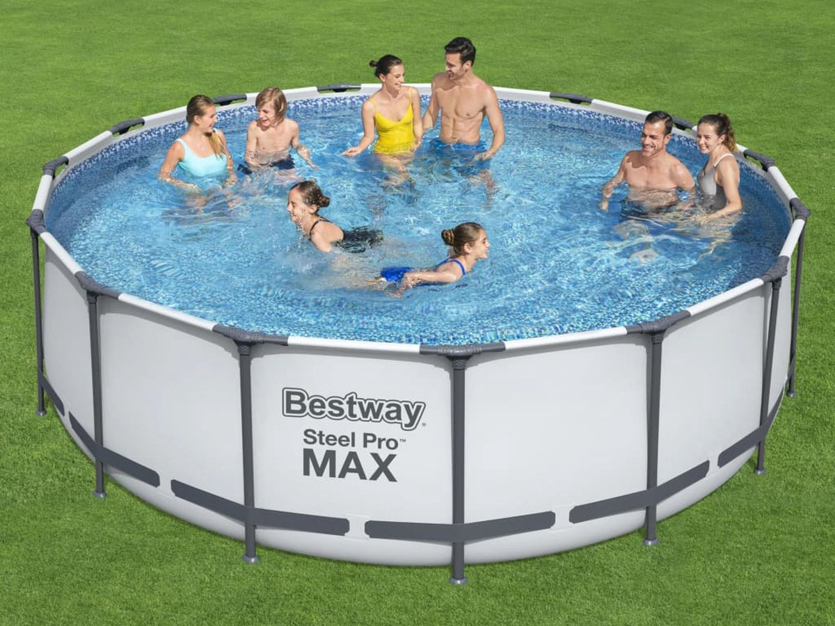Bestway Steel Pro Max Ø457 cm zwembad met accessoires