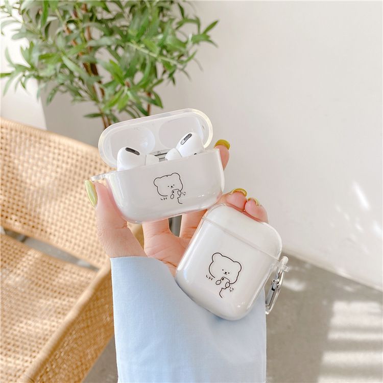 Telefoon in de behuizing - AirPods-hoesje