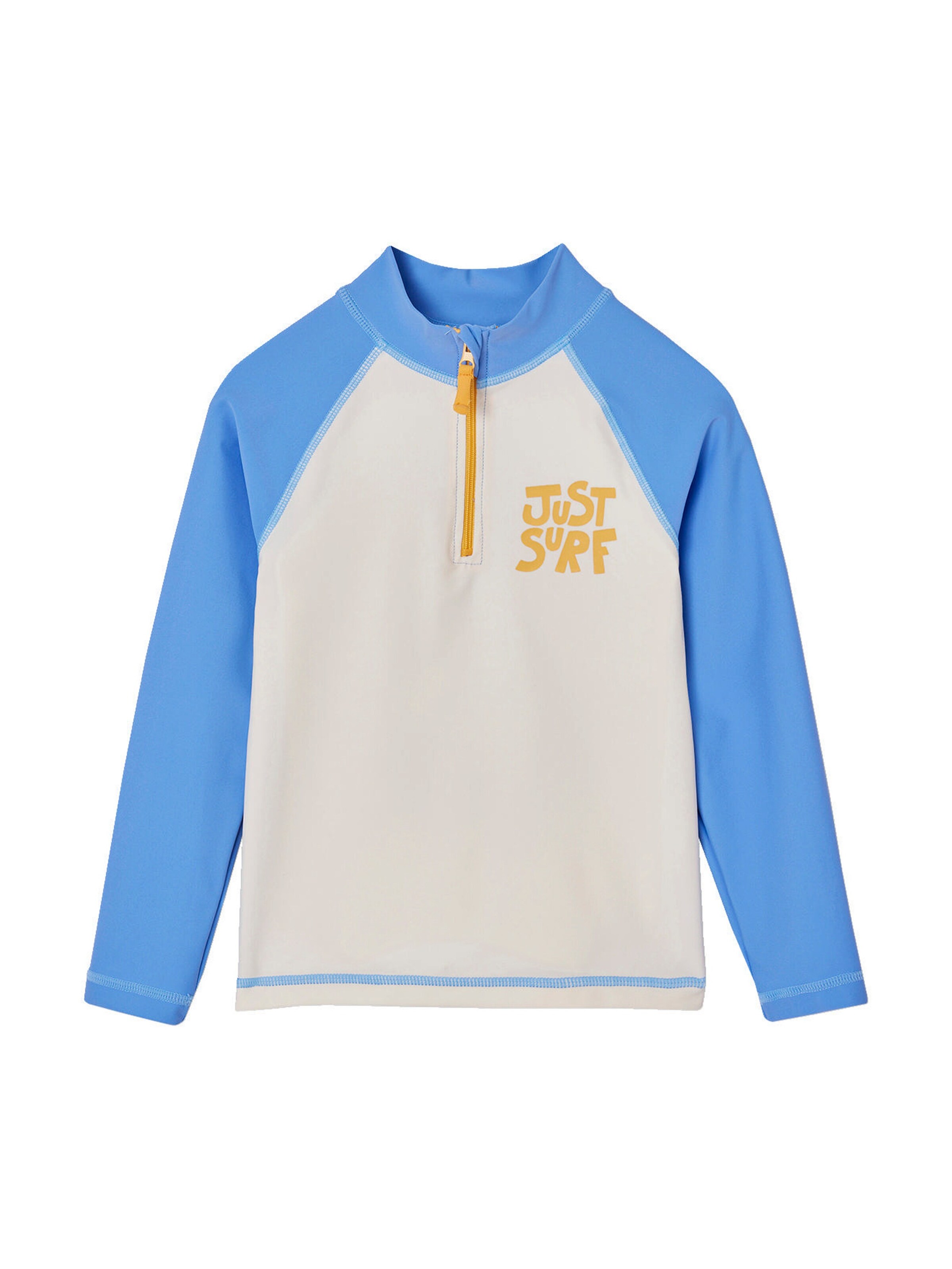 Vertbaudet Jungen Strand-Set: UV-Badeshirt & Shorts blau