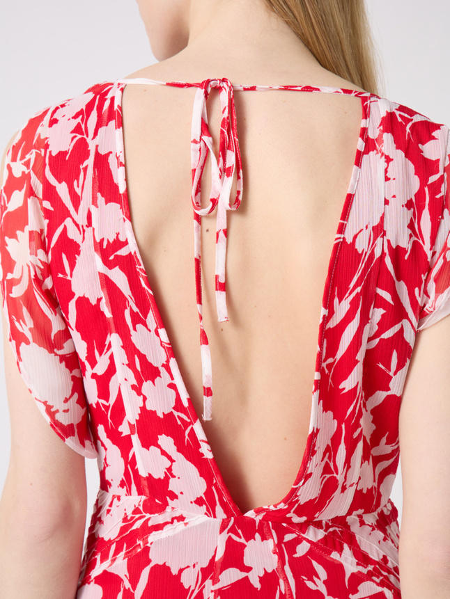 Robe longue asymétique