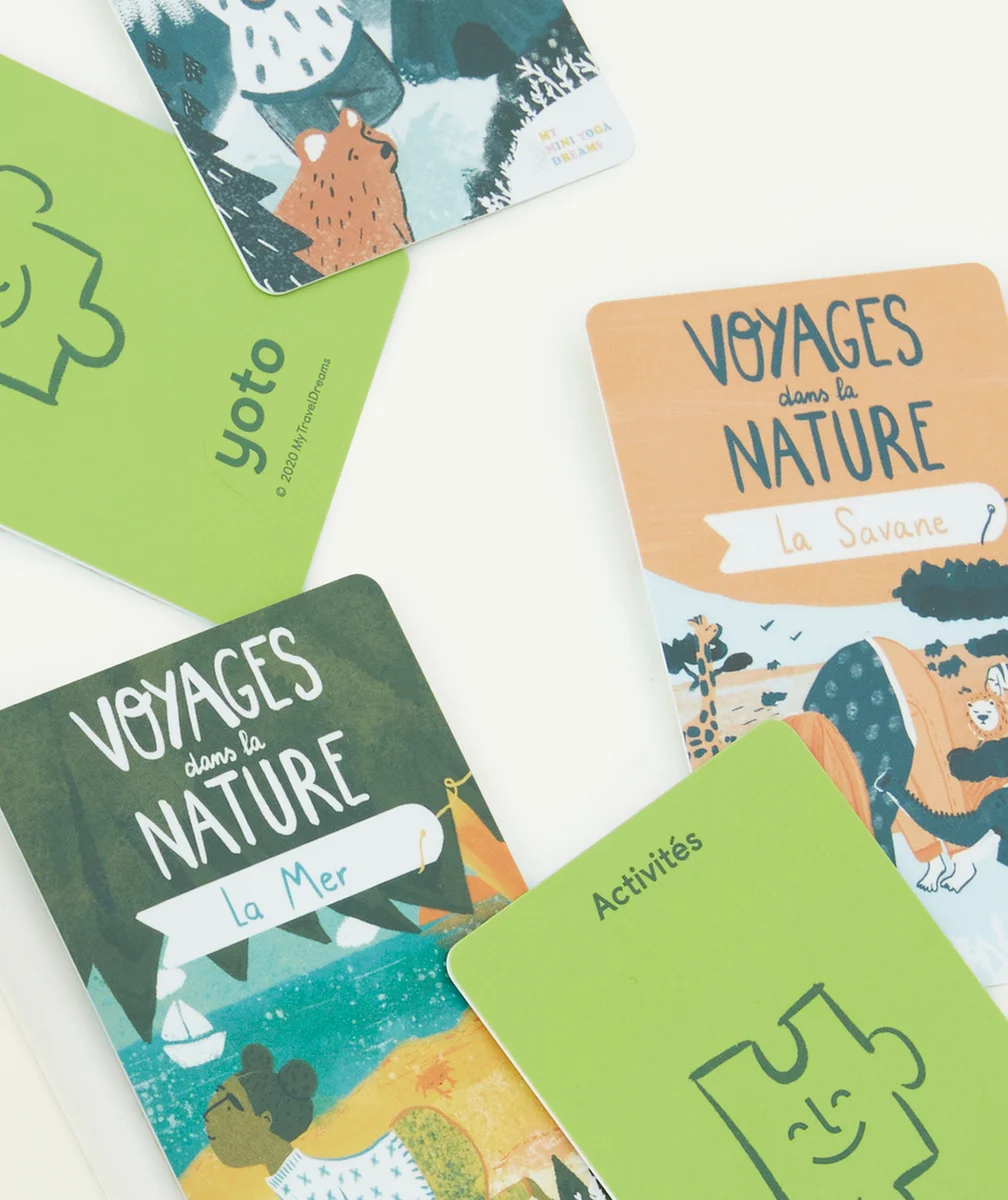 YOTOPACK DE 5 CARTES HISTOIRES AUDIO VOYAGE DANS LA NATURE