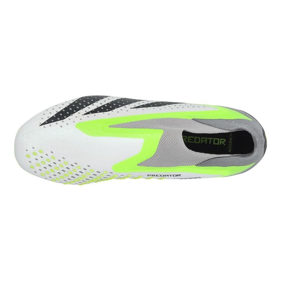 adidas Predator Accuracy   FG Crazyrush - Blanc/Noir/Lucid Lemon Enfant