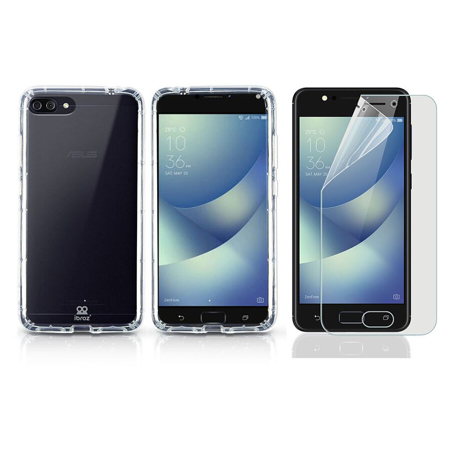 IBROZ Coque + Protection écran ZenFone 4 Max