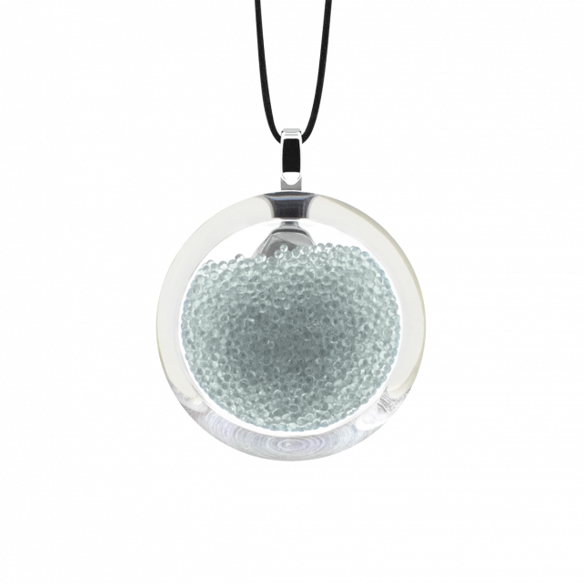 Pendentif en verre soufflé - Cachou Mini Billes