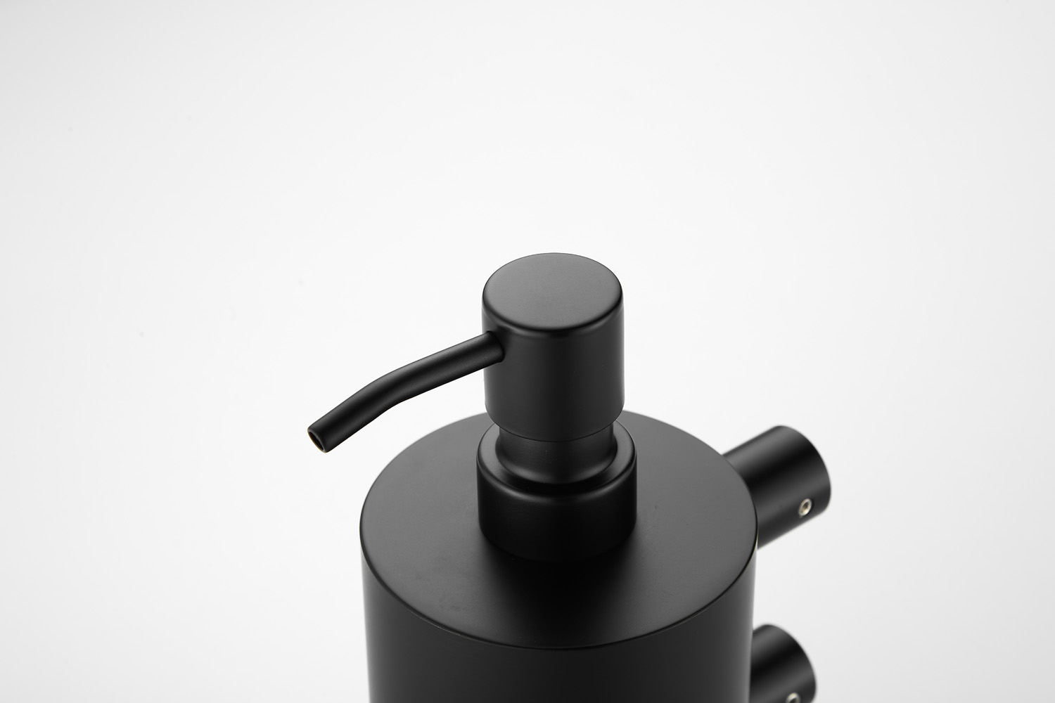 Saniclear Academy zeepdispenser zwart mat