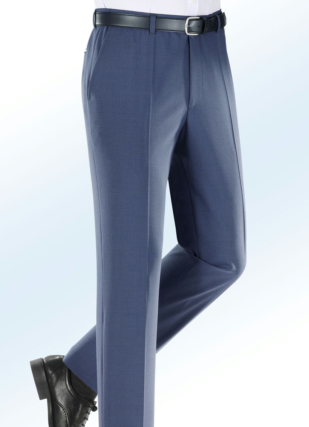 «Klaus Modelle»-Dehnbundhose mit Gürtel in 4 Farben