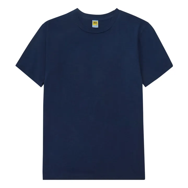 Velva Sheen T-shirt Rolled Coton | Bleu marine