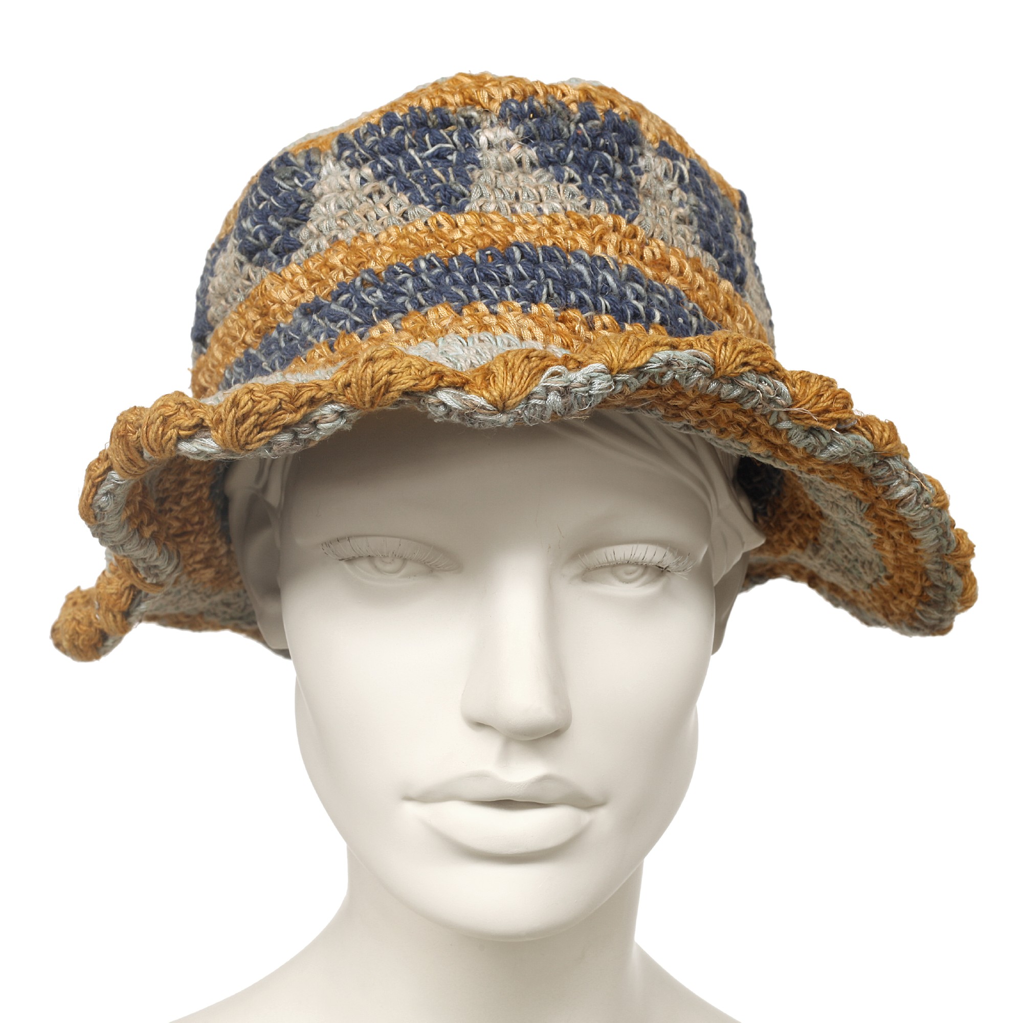 Sommerhut, multicolor, aus Hanf und Baumwolle günstig bestellen