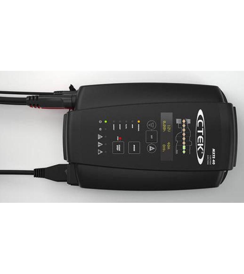 Ctek Batterieladegerät MXTS 40 Werkstattladegerät für 12- und 24-Volt-Batterien