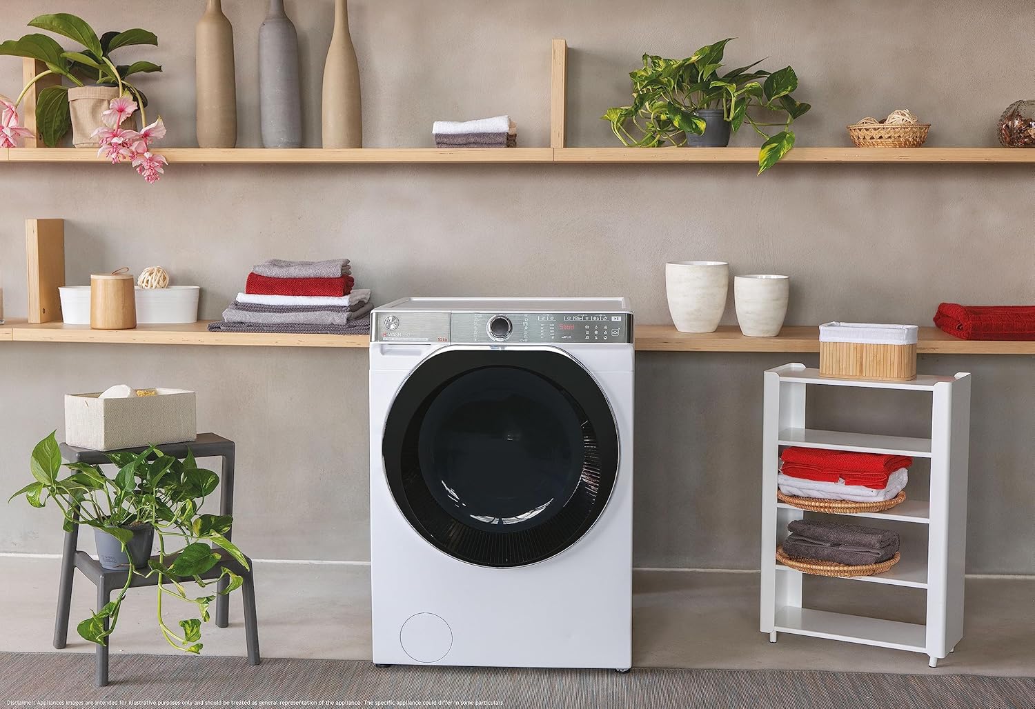 Hoover H-WASH 550 H5WPB69AMBC/1-S Waschmaschine / 9 kg/Energieeffizienzklasse A / 1600 U/min/Eco-Power Inverter Motor/Power Care System/ActiveSteam/hOn App