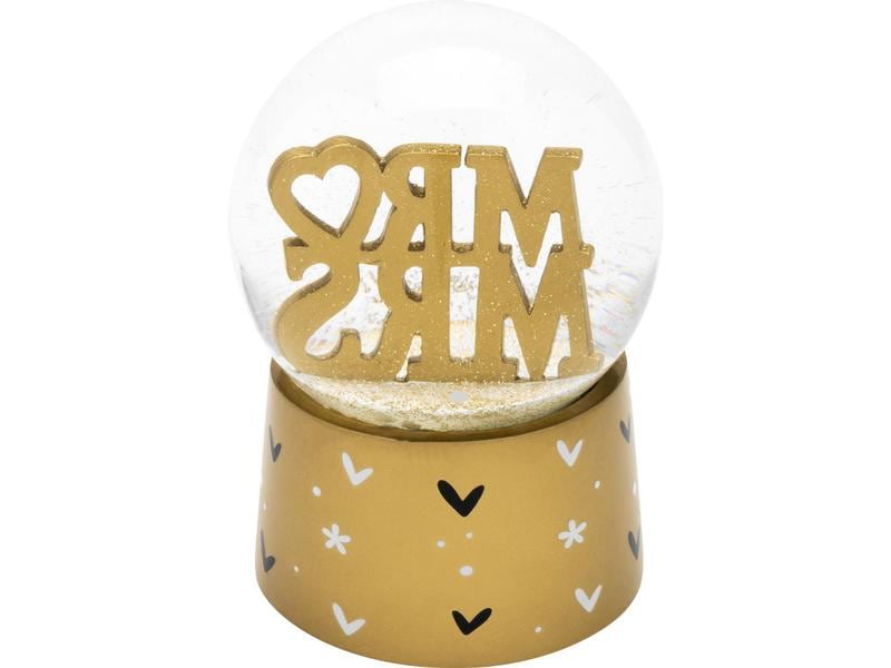 Sheepworld Mr & Mrs Gold, 1 Stück Schneekugel