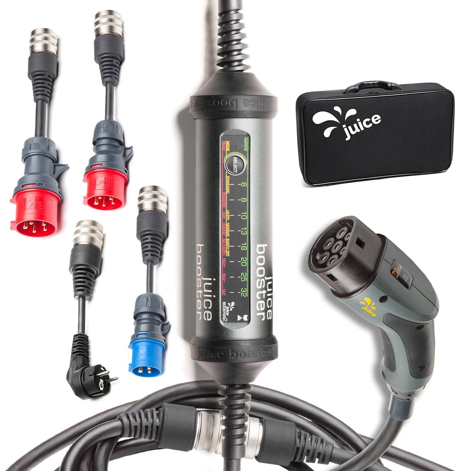 Juice Technology Elektroauto Ladestation Juice Booster 2 EU Traveller Set