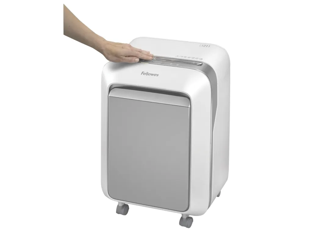 Makulator Fellowes Powershred® LX211 micro-cut 2x12 mm hvid (P-5)