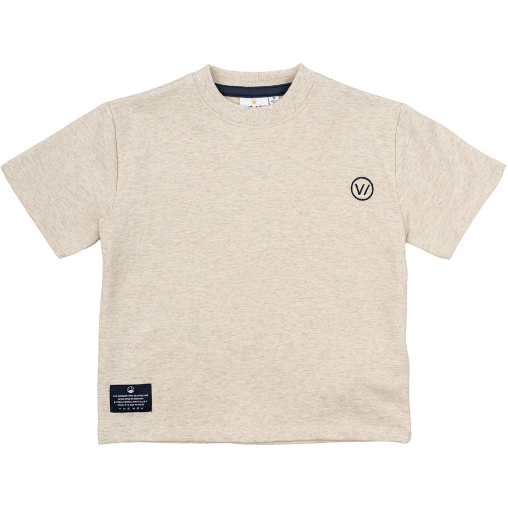 Køb THE NEW Siblings Oatmeal Melange Norval Oversize Sweat T-Skjorte