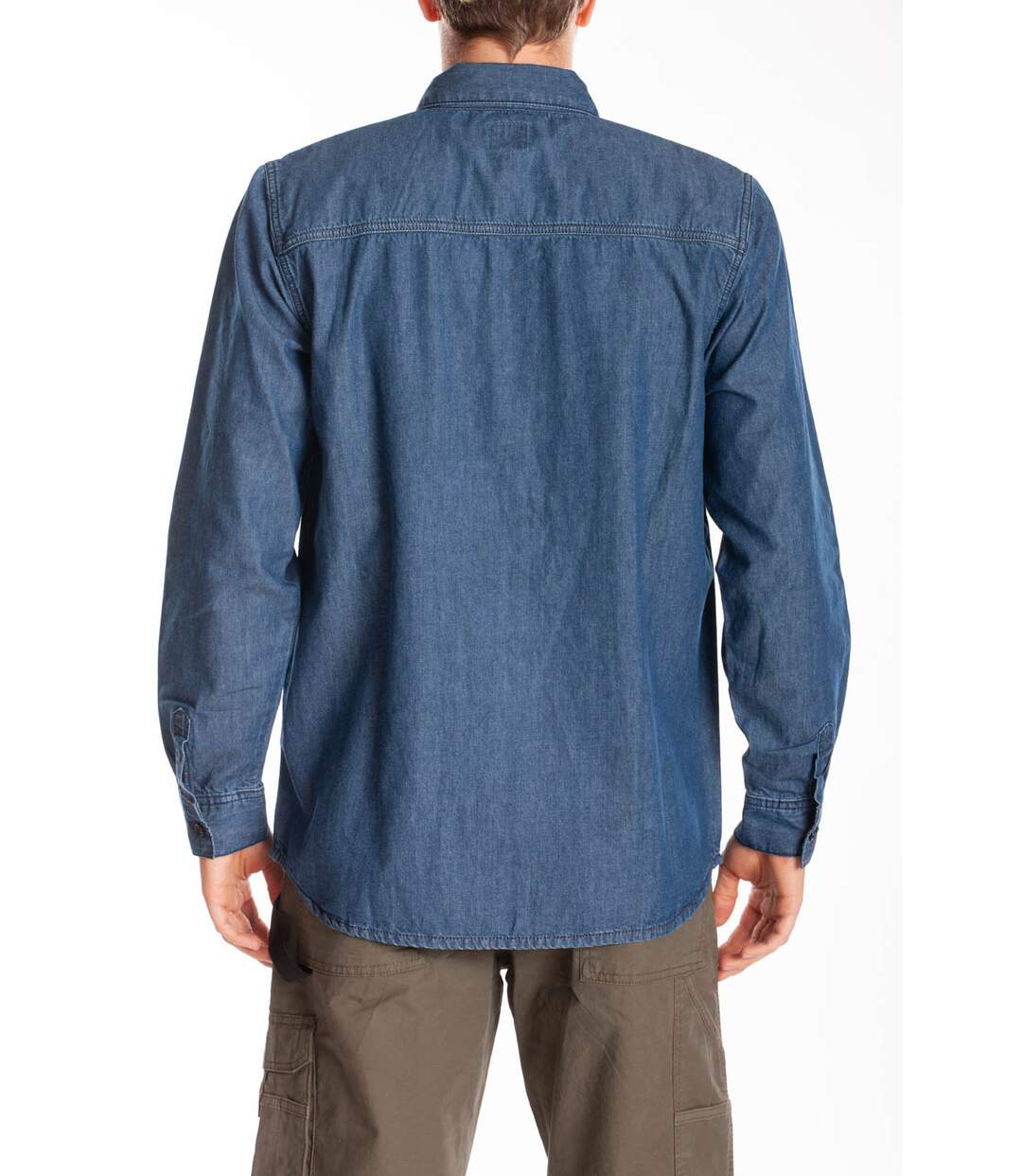 Chemise de travail en jeans MATT BLEU