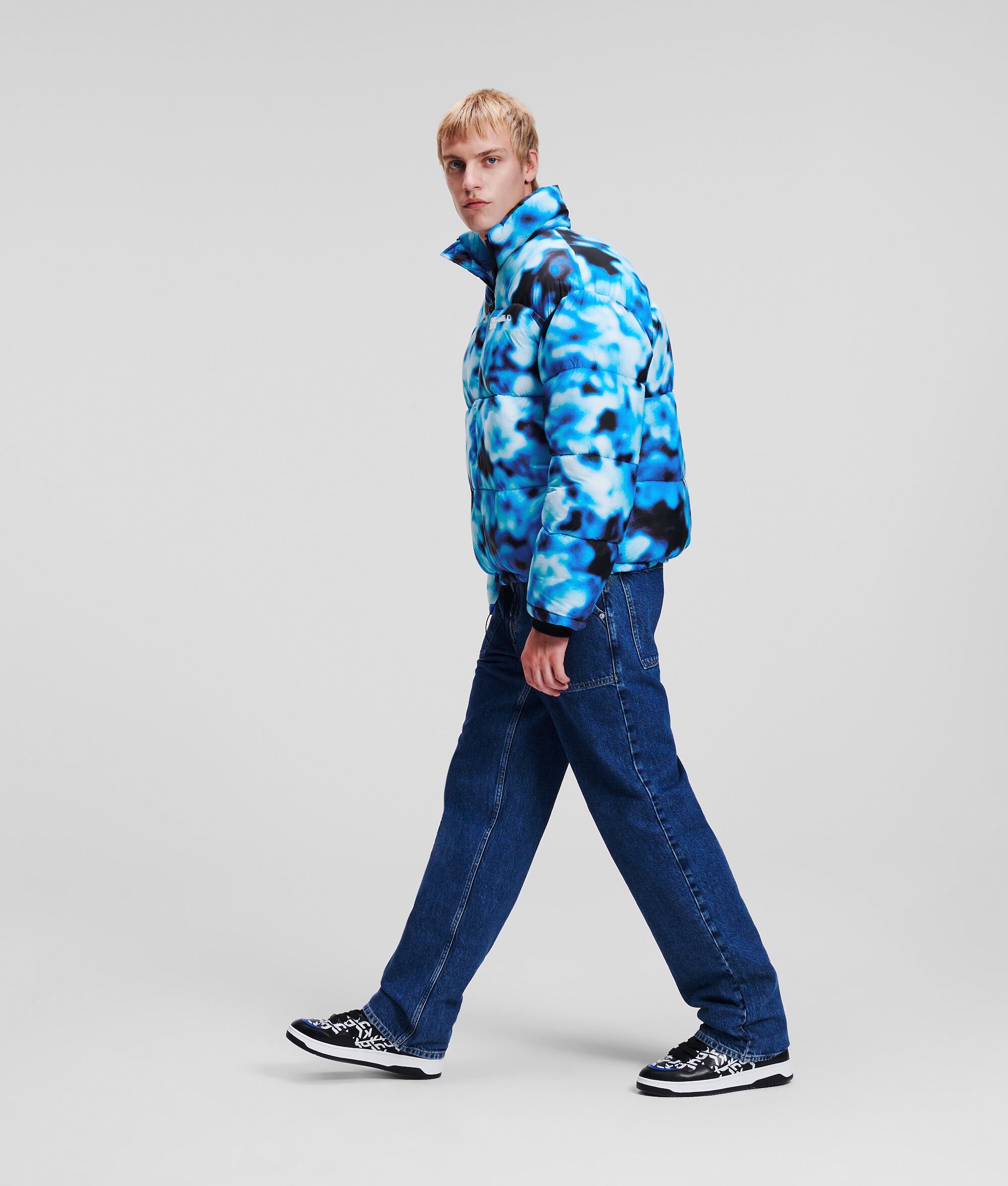 VESTE MATELASSÉE À IMPRIMÉ FLOUTÉ KLJ