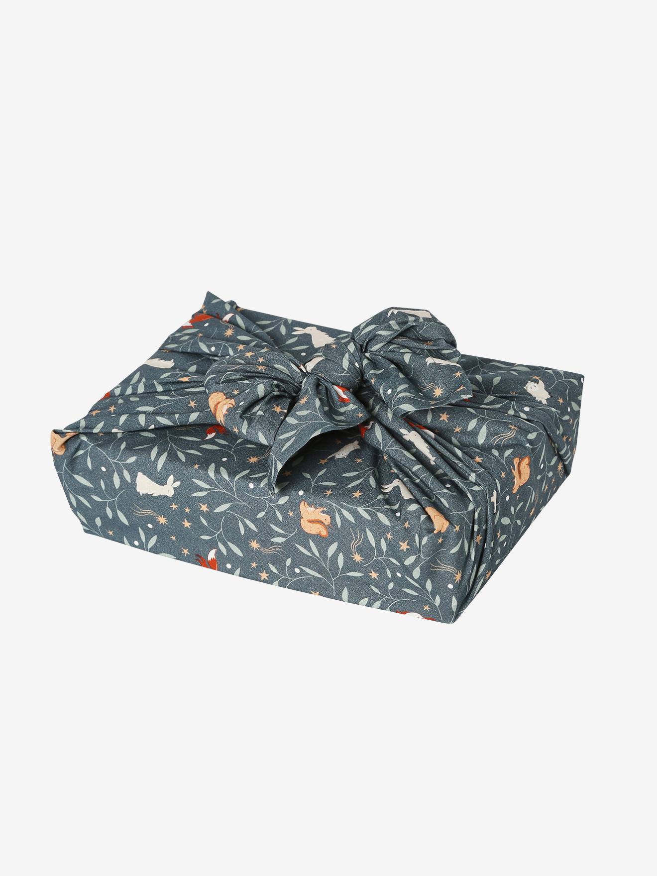 Pacote com 2 bandagens de tecido Furoshiki com estampa 