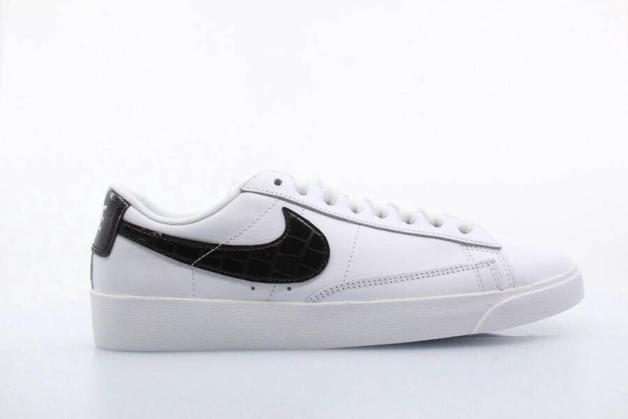Nike Blazer Low (GS) leren sneakers wit zwart