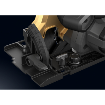 SKIL 20V Cirkelzaag brushless 66mm 3575DB incl. geleiderails, accu 4.0Ah   snellader en opbergtas