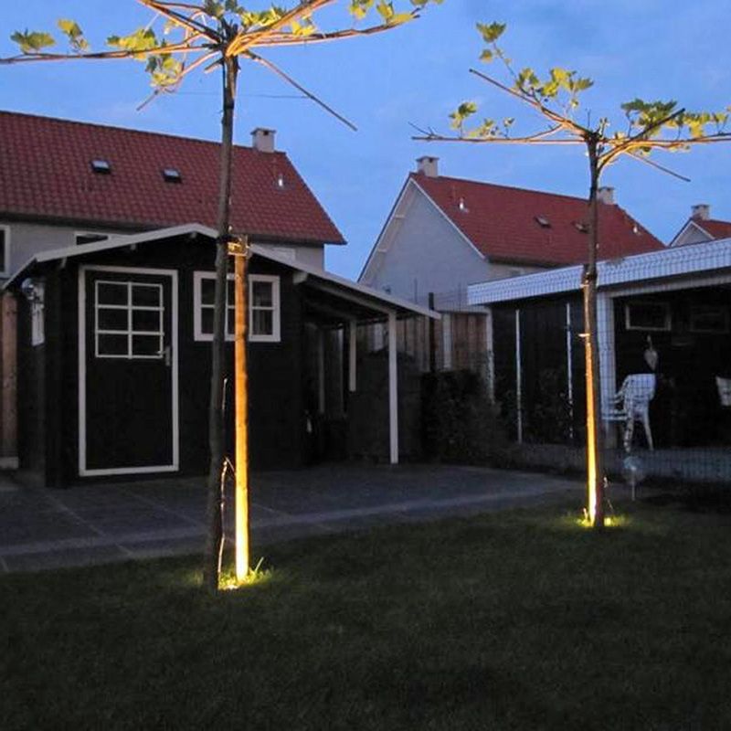 Grondspot staal 10,5 cm IP65 - Basic Square
