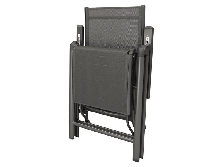 Aluminium relaxstoel zwart