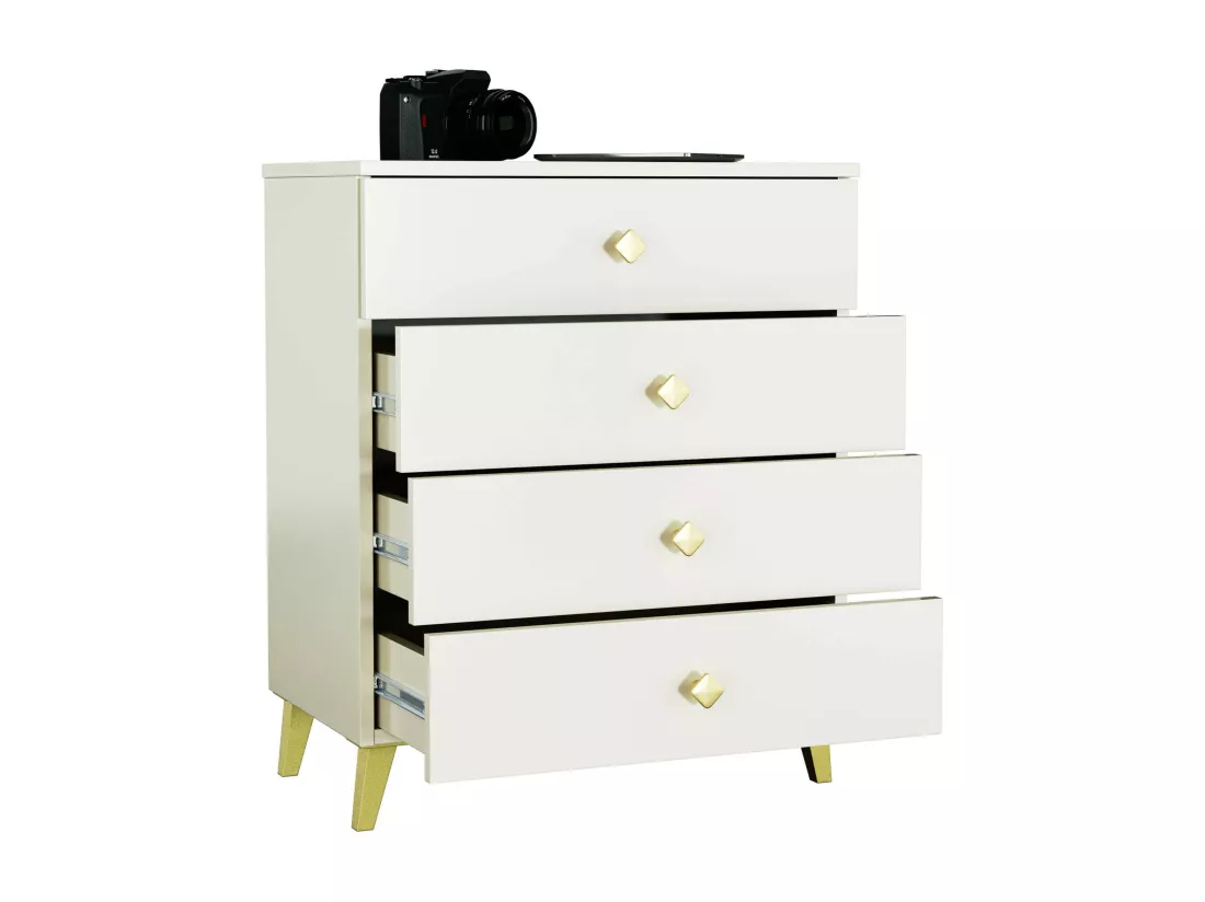 Commode AKORD MOBI Cachmire 60 cm 4 tiroirs 60x37x73 cm