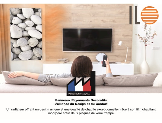 ILO - / radiateur soufflant mural / 1750w / +28 motifs/ extra plat...