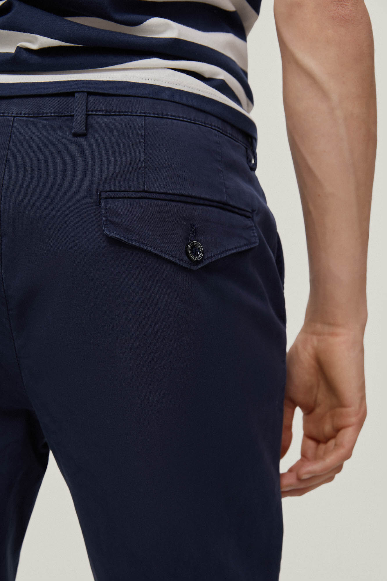 Calças chino Premium Flex Lightweight Regular - Azul