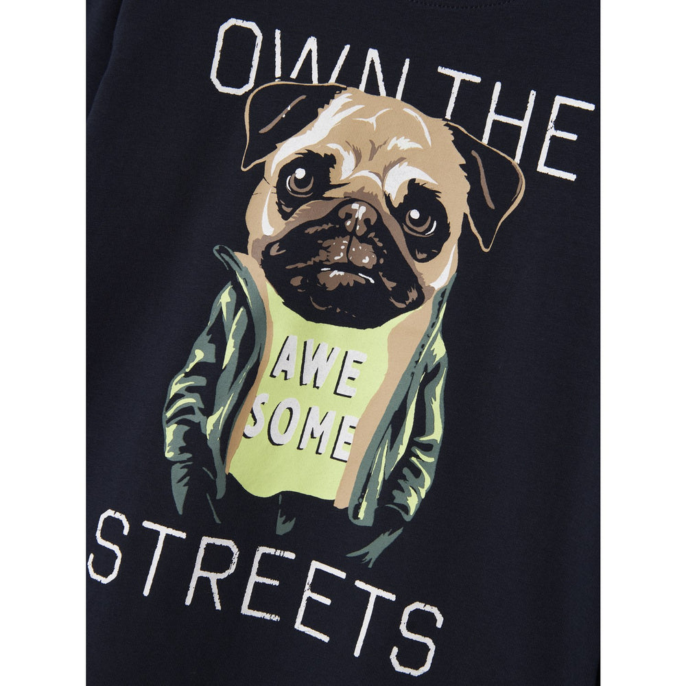 Køb Name It Dark Sapphire Own The Streets Nmmvux Ls Top