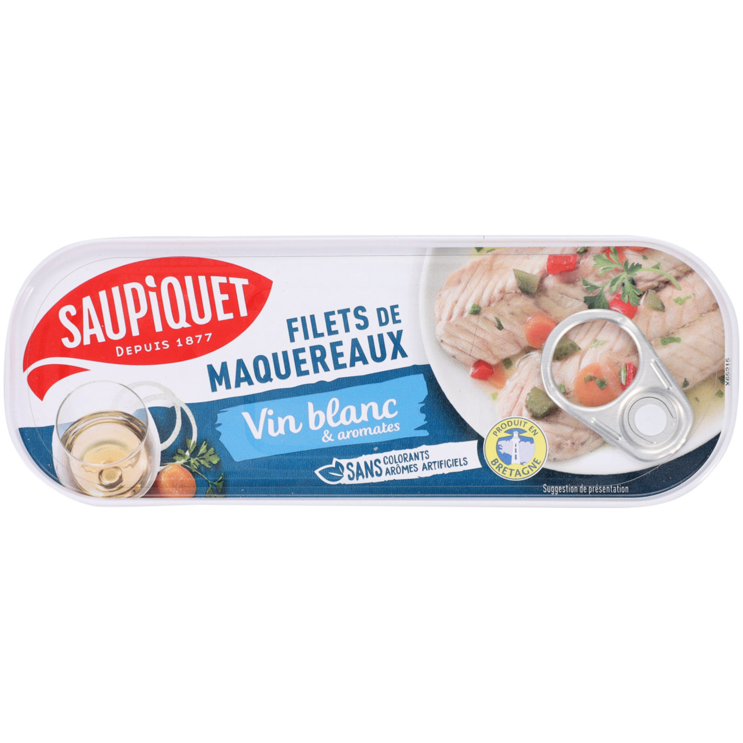 Saupiquet Makrelenfilets in Weisswein