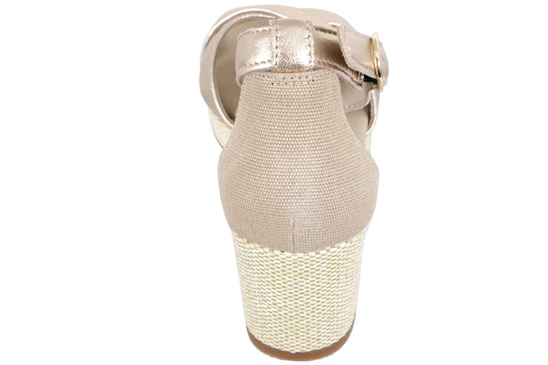 TOMMY HILFIGER - FLAG METALLIC MID WEDGE ESPAD SANDAL