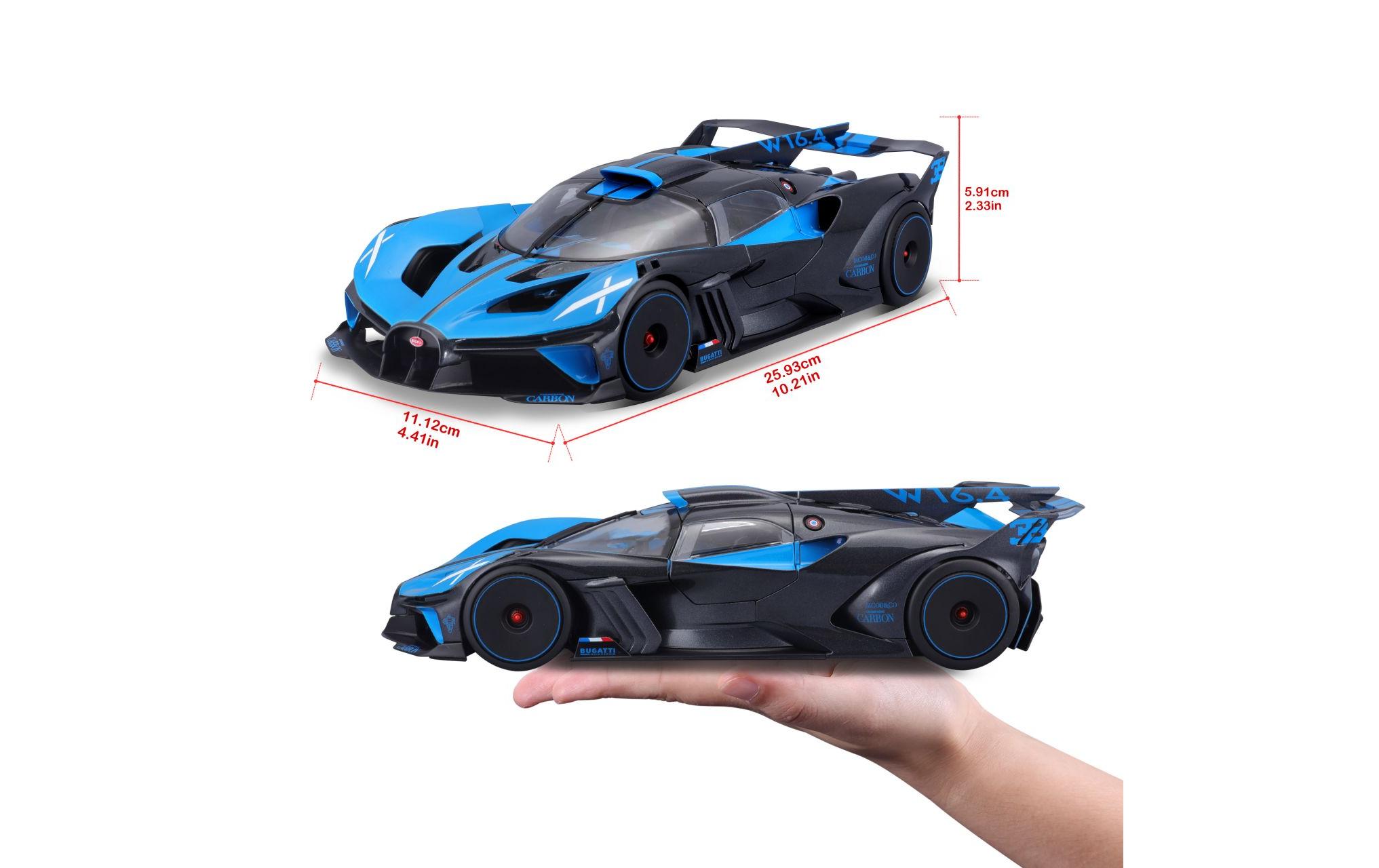 Bugatti Bolide Blau 1:18Sammlermodell im Massstab 1:18