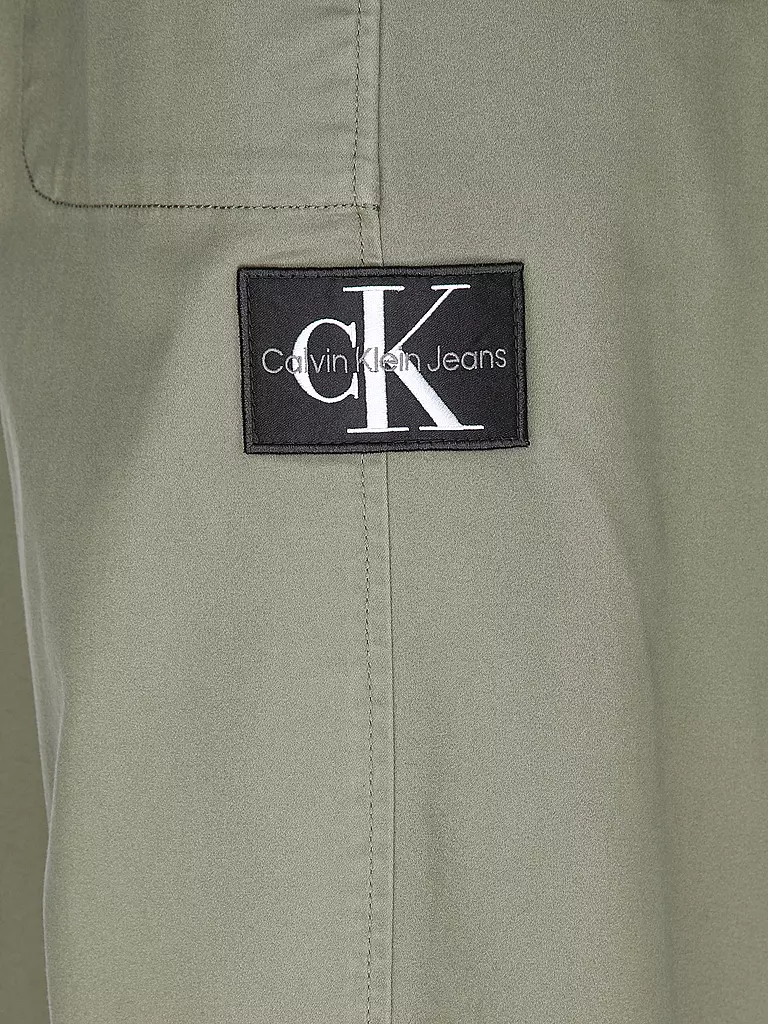 CALVIN KLEIN JEANS Hose Regular Fit olive