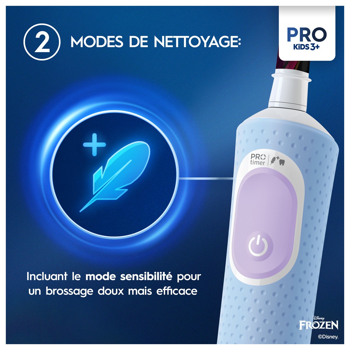 Brosse à dents électrique - Enfant - La reine des neiges