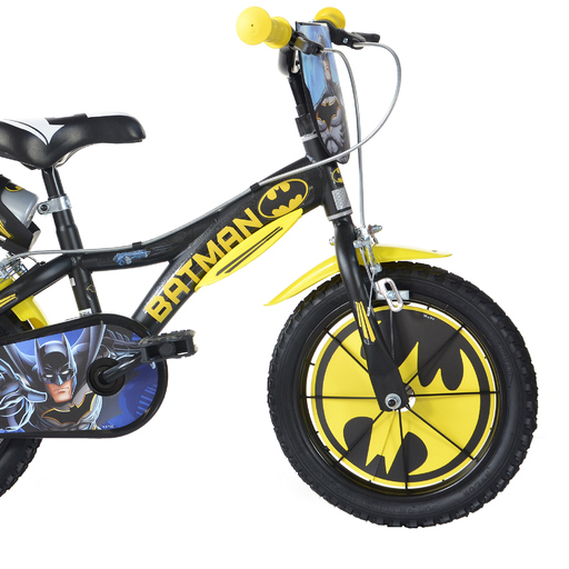Bicicleta infantil Batman de 16 polegadas para crianças de 5 a 7 anos