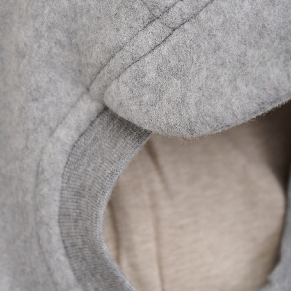 Køb Huttelihut Medium Grey Melange Elefanthue Bomuld Fleece W. Lin